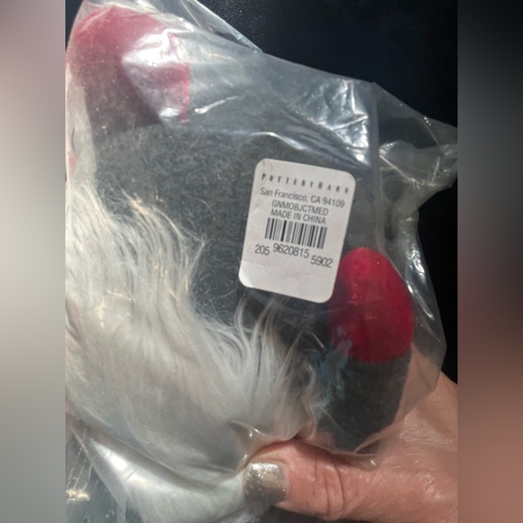 Christmas Pottery Barn Gnome stuffed soft animal - NWT - Picture 8 of 14